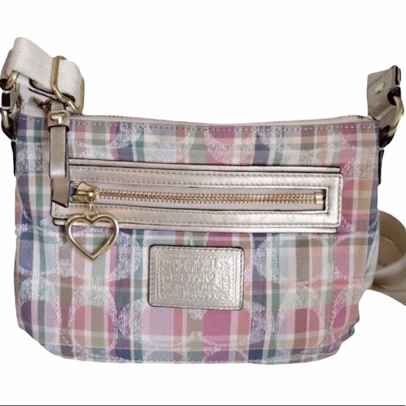 Coach Purse Pastel Color & Metallic Soft Gold Accent Special Limited Production - Picture 13 of 16